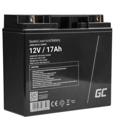 Green Cell AGM51 vehicle battery Sealed Lead Acid (VRLA) 17 Ah 12 V