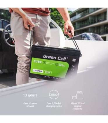 Green Cell LFPGC12V50AH UPS battery Lithium Iron Phosphate (LiFePO4) 12 V 50 Ah
