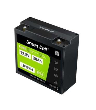 Green Cell LFPGC12V20AH UPS battery Lithium Iron Phosphate (LiFePO4) 12.8 V 20 Ah