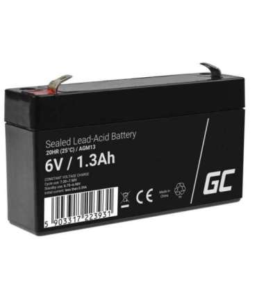 Green Cell AGM13 UPS battery Sealed Lead Acid (VRLA) 6 V 1.3 Ah