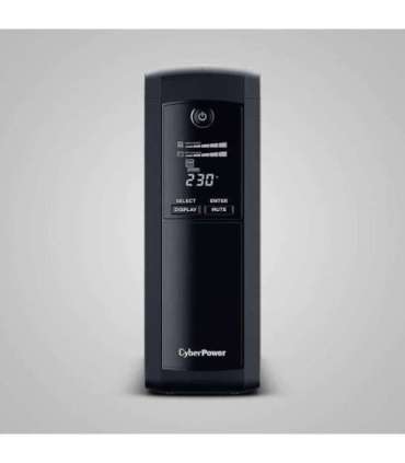 CyberPower Tracer III VP1200ELCD-FR uninterruptible power supply (UPS) Line-Interactive 1.2 kVA 720 W 5 AC outlet(s)