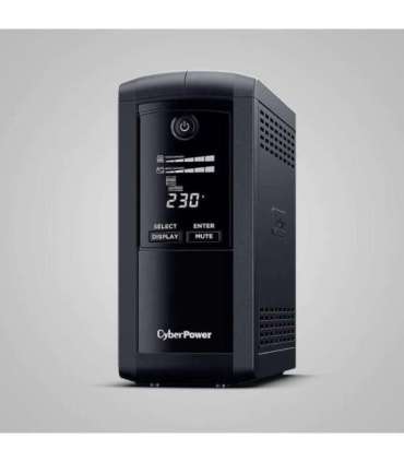 CyberPower Tracer III VP1000ELCD-FR uninterruptible power supply (UPS) Line-Interactive 1 kVA 550 W 4 AC outlet(s)