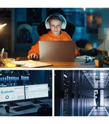 Qoltec 53774 uninterruptible power supply (UPS) Line-Interactive 1 kVA 600 W 1 AC outlet(s)