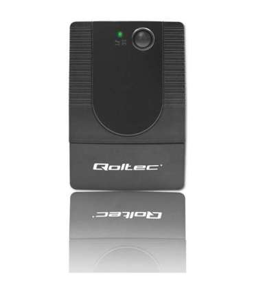 Qoltec 53774 uninterruptible power supply (UPS) Line-Interactive 1 kVA 600 W 1 AC outlet(s)