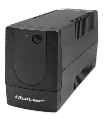 Qoltec 53774 uninterruptible power supply (UPS) Line-Interactive 1 kVA 600 W 1 AC outlet(s)