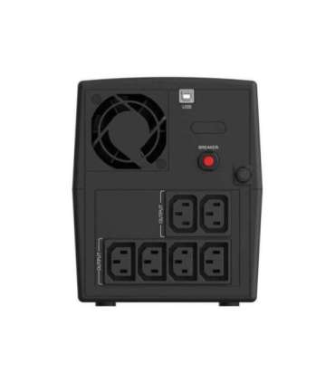 Infosec INF_661147 Backup Power Supply UPS X1+ 1300 IEC, 1300VA, 720W, 6× C13