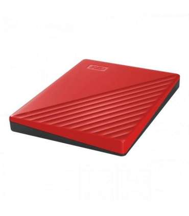 Western Digital WDBPKJ0040BRD-WESN My Passport External HDD, 4TB, USB 3.2 Gen 1, Red