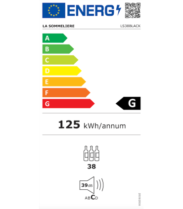 Veinikülmik vaakumpumbaga La Sommeliere LS38BLACK