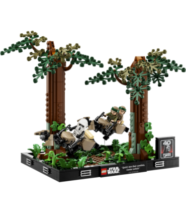 LEGO Star Wars Endor-i kiirendaja tagaajamise dioraam