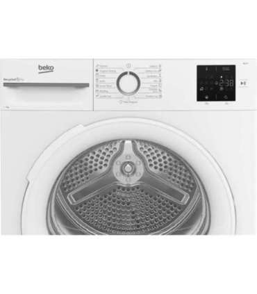 BEKO Dryer BM3T372E0W, 7 kg, Energy class E, Depth 54.5 cm