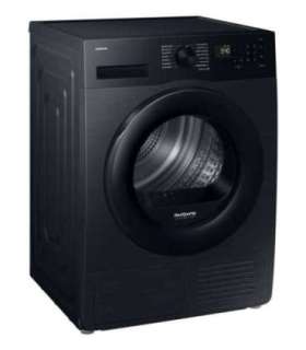 Samsung Dryer DV90DG52A0ABLE, black, SpaceMax, Higiene care, 9kg, A+++, heat pump, Black
