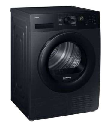 Samsung Dryer DV90DG52A0ABLE, black, SpaceMax, Higiene care, 9kg, A+++, heat pump, Black