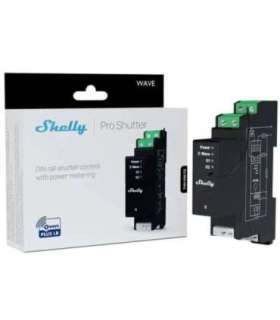 Inteligentny sterownik na szynę DIN Z-Wave Shelly Wave Pro Shutter LR