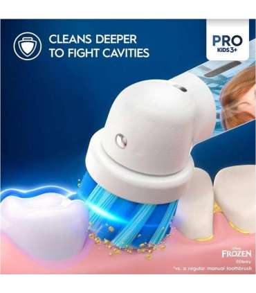 Oral-B Electric Toothbrush Vitality Pro Frozen Rechargeable For children Number of brush heads included 1 |