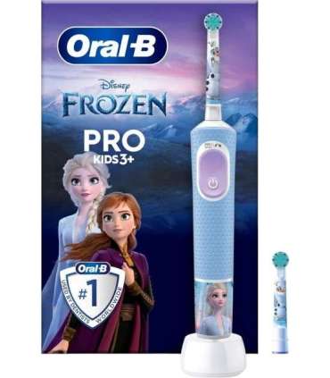 Oral-B Electric Toothbrush Vitality Pro Frozen Rechargeable For children Number of brush heads included 1 |