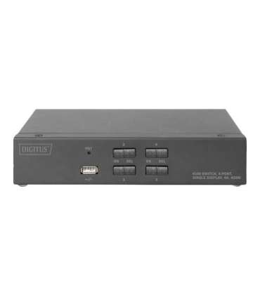 Digitus KVM Switch, 4 Port, Single Display, 4K, HDMI DS-12880