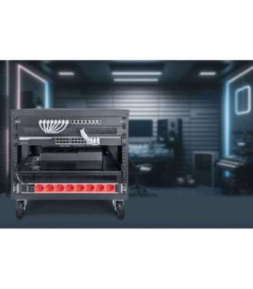 Digitus Universal 19-Inch Equipment Rack with Castors, 8U DN-48000