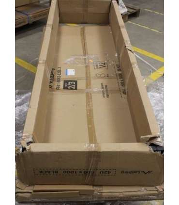 Lanberg Rack cabinet 19" free-standing 42U/600x1000 (flat pack) with glass door lCD V2 FF01-6042-12BL DAMAGED