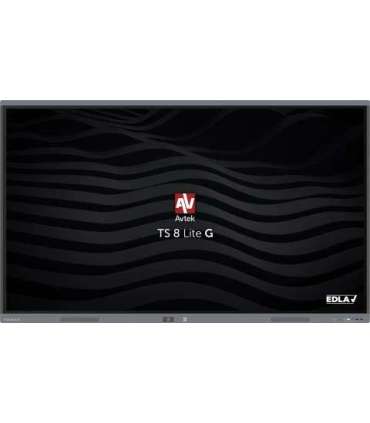 Avtek International TS 8 Lite G 75 Interactive flat panel 190.5 cm (75") LED Wi-Fi 420 cd/m² 4K Ultra HD Black