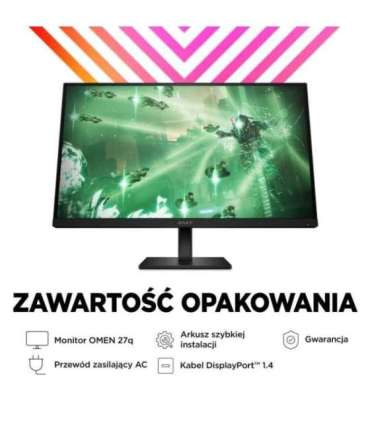 OMEN by HP 27 inch QHD 165Hz Gaming Monitor - OMEN 27q