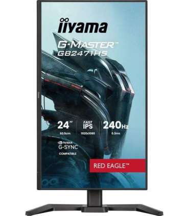 iiyama G-MASTER GB2471HS-B1 computer monitor 60.5 cm (23.8") 1920 x 1080 pixels Full HD Black
