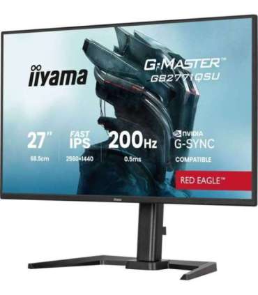 iiyama G-MASTER GB2771QSU-B1 computer monitor 68.6 cm (27") 2560 x 1440 pixels Wide Quad HD Black
