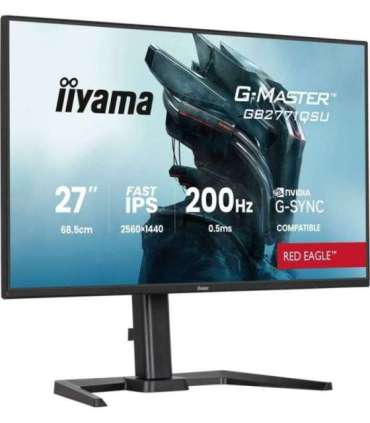 iiyama G-MASTER GB2771QSU-B1 computer monitor 68.6 cm (27") 2560 x 1440 pixels Wide Quad HD Black