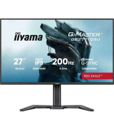iiyama G-MASTER GB2771QSU-B1 computer monitor 68.6 cm (27") 2560 x 1440 pixels Wide Quad HD Black