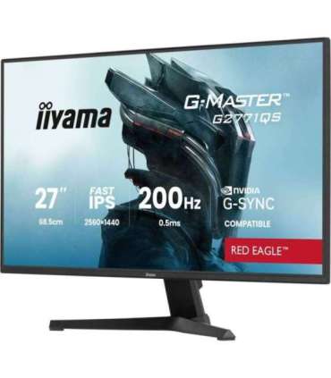 iiyama G-MASTER G2771QS-B1 computer monitor 68.6 cm (27") 2560 x 1440 pixels Wide Quad HD Black