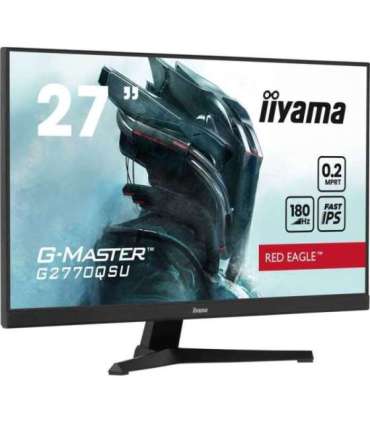 iiyama G-MASTER G2770QSU-B6 computer monitor 68.6 cm (27") 2560 x 1440 pixels Wide Quad HD LED Black