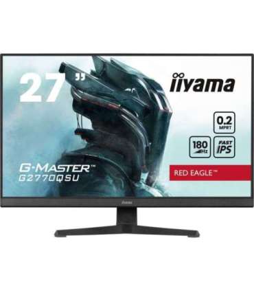 iiyama G-MASTER G2770QSU-B6 computer monitor 68.6 cm (27") 2560 x 1440 pixels Wide Quad HD LED Black