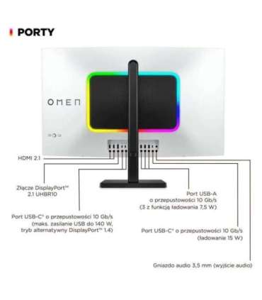 HP OMEN Transcend 31.5 inch UHD 240Hz OLED Gaming Monitor - Transcend 32