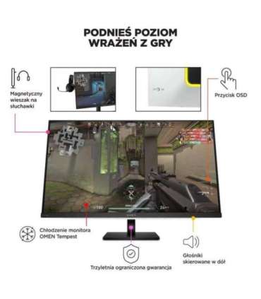 HP OMEN Transcend 31.5 inch UHD 240Hz OLED Gaming Monitor - Transcend 32