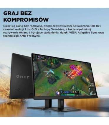 HP OMEN 27 inch QHD 180Hz Gaming Monitor - 27q G2