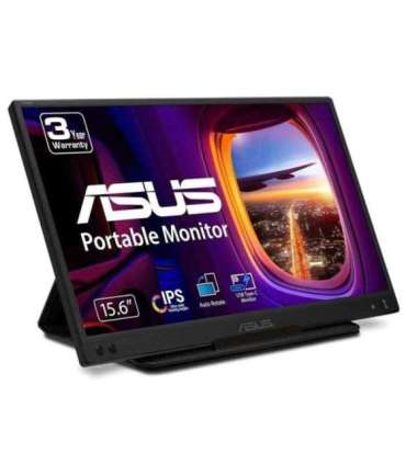 ASUS ZenScreen MB166C computer monitor 39.6 cm (15.6") 1920 x 1080 pixels Full HD LED Black