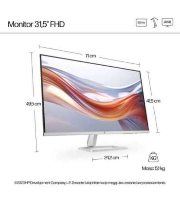 HP Series 5 31.5-inch FHD monitor - 532sf