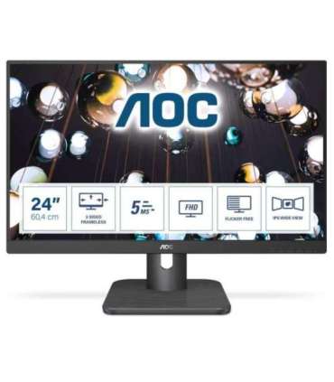 AOC E1 24E1Q computer monitor 60.5 cm (23.8") 1920 x 1080 pixels Full HD LED Black