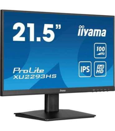 iiyama ProLite XU2293HS-B6 computer monitor 54.6 cm (21.5") 1920 x 1080 pixels Full HD LED Black