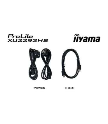 iiyama ProLite XU2293HS-B6 computer monitor 54.6 cm (21.5") 1920 x 1080 pixels Full HD LED Black