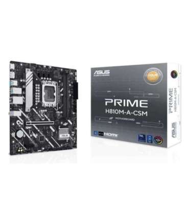 ASUS PRIME H810M-A-CSM Intel H810 LGA 1851 (Socket V1) micro ATX motherboard