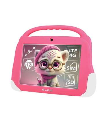 Tablet KidsTAB8 4G BLOW 4/64GB pink + case