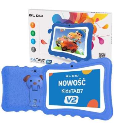 Tablet KidsTAB7 V2 BLOW 4/32GB niebieskie etui 2MP