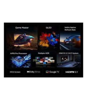 TCL P89K 98P89K TV 2.49 m (98") 4K Ultra HD Smart TV Wi-Fi Metallic 450 cd/m²