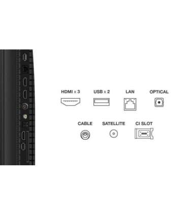 TCL P7K 55P7K TV 139.7 cm (55") 4K Ultra HD Smart TV Wi-Fi Metallic 450 cd/m²