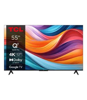 TCL T7B 55T7B TV 139.7 cm (55") 4K Ultra HD Smart TV Wi-Fi Black, Titanium 600 cd/m²