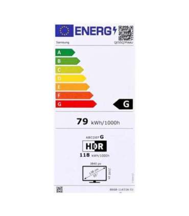 Samsung Q7F QE55Q7F4AU 139.7 cm (55") 4K Ultra HD Smart TV Wi-Fi Black