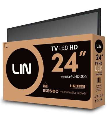 LIN 24LHDD06 HD Ready DVB-T2 Black