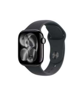 Apple Watch Series 11 (2025) GPS 42mm Jet Black Alu Case, Black Sport Band S/M EU MEQT4