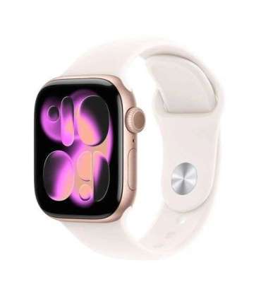 Apple Watch Series 11 (2025) GPS 42mm Rose Gold Alu Case, Light Blush Sport Band M/L EU MEU44