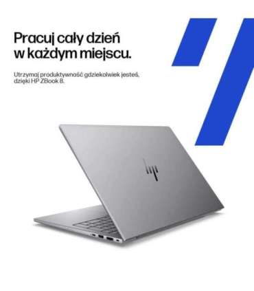 HP ZBook 8 G1i Intel Core Ultra 7 255H Mobile workstation 35.6 cm (14") WUXGA 16 GB DDR5-SDRAM 512 GB SSD NVIDIA RTX 500